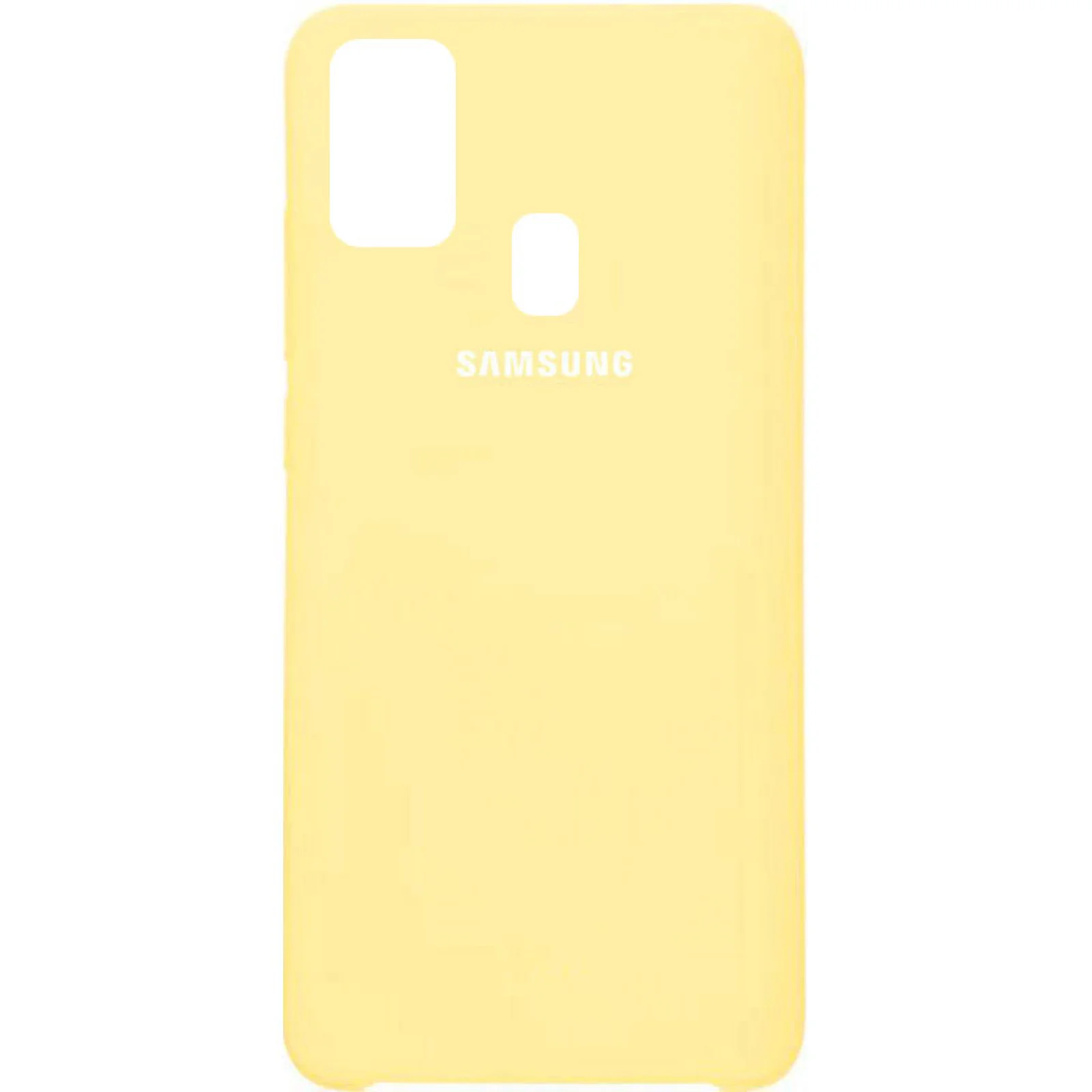 Чехол Samsung Galaxy M30s 2019 SM-M307 Silicone Original Soft Case Yellow