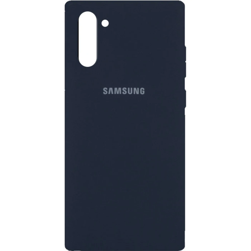 Чохол Samsung Galaxy Note 10 (SM-N970) Silicone Original Soft Case Midnight Blue