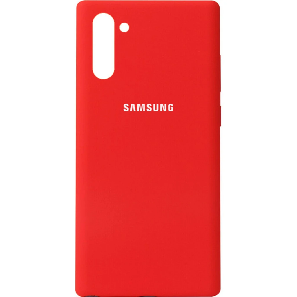 Чехол Samsung Galaxy Note 10 (SM-N970) Silicone Original Soft Case Red