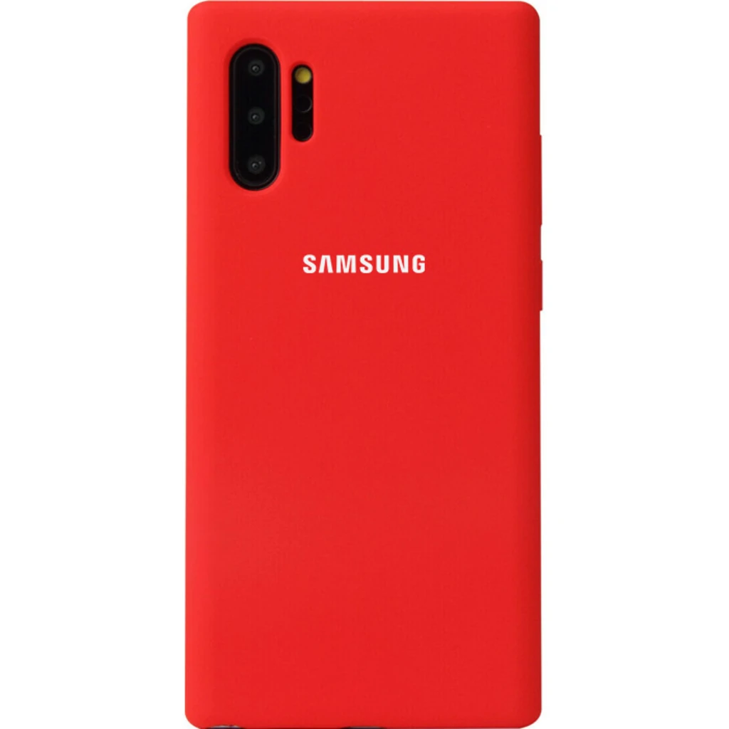 Чохол Samsung Galaxy Note 10 Plus (SM-N975) Silicone Original Soft Case Red