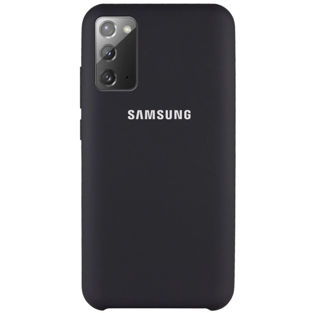 Чехол Samsung Galaxy Note 20 (SM-N980) Silicone Original Soft Case Black
