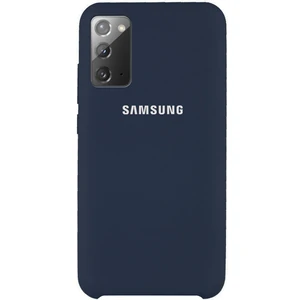 Чехол Samsung Galaxy Note 20 (SM-N980) Silicone Original Soft Case Midnight Blue