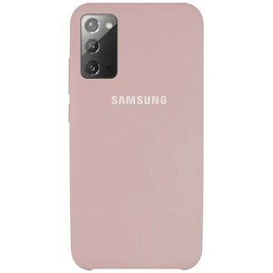 Цвет: Розовый - Чехол Samsung Galaxy Note 20 (SM-N980) Silicone Original Soft Case Pink Sand
