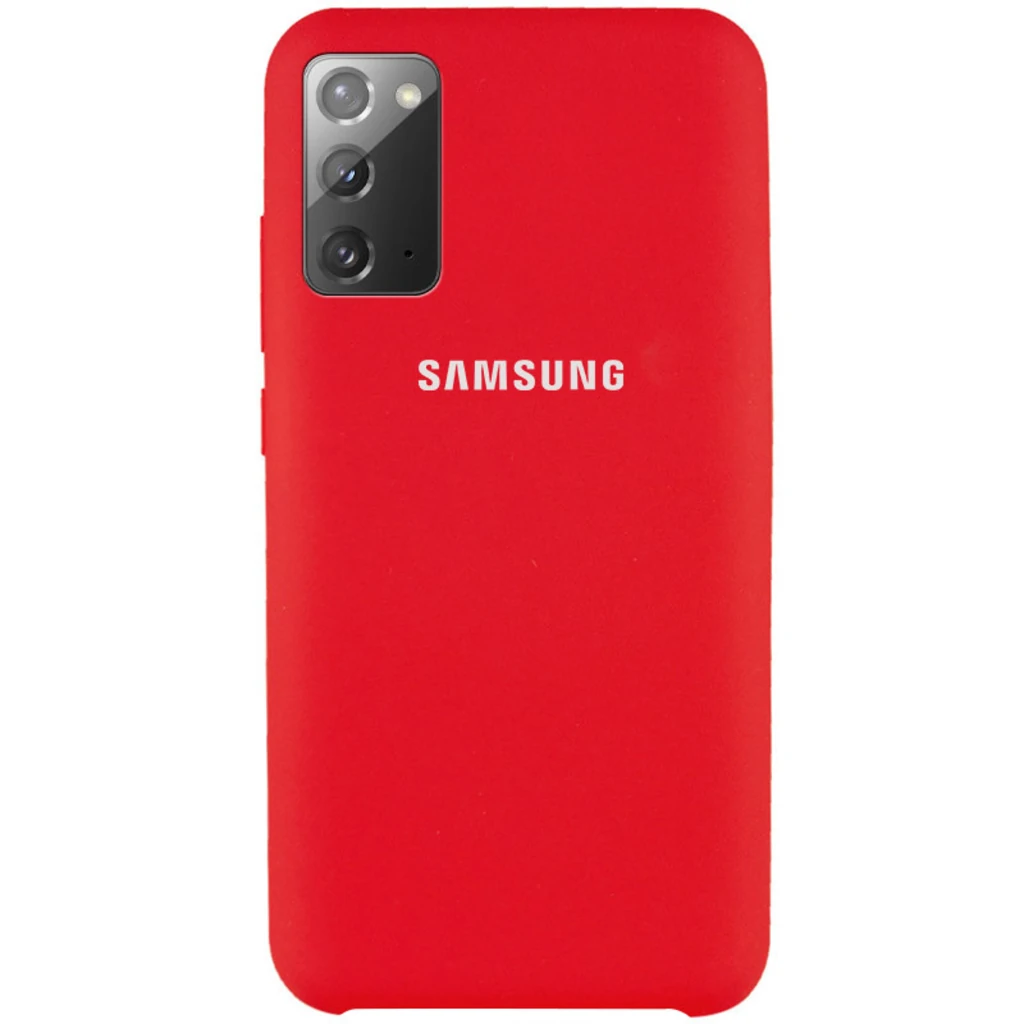 Чехол Samsung Galaxy Note 20 (SM-N980) Silicone Original Soft Case Red