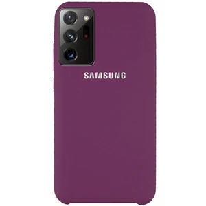 Цвет: Фиолетовый - Чехол Samsung Galaxy Note 20 Ultra (SM-N985) Silicone Original Soft Case Grape
