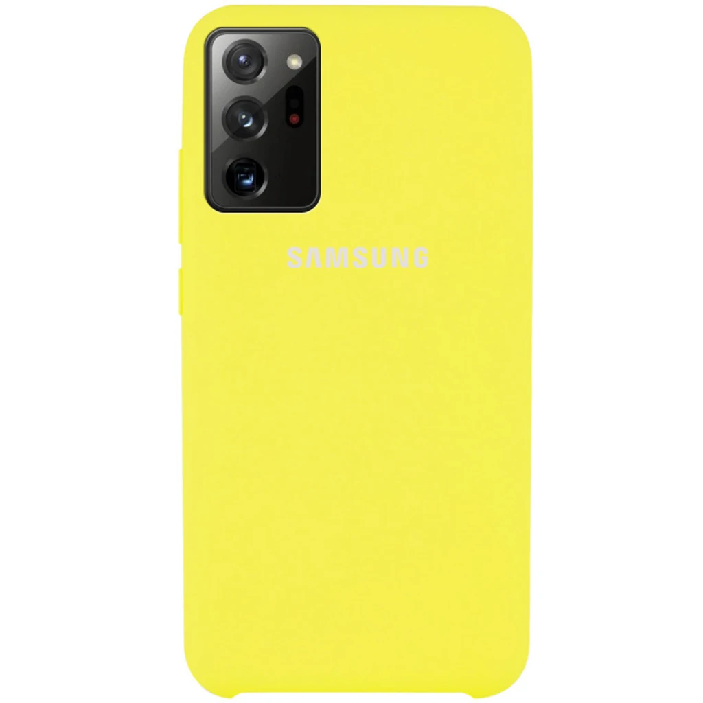 Чехол Samsung Galaxy Note 20 Ultra (SM-N985) Silicone Original Soft Case Bright Yellow