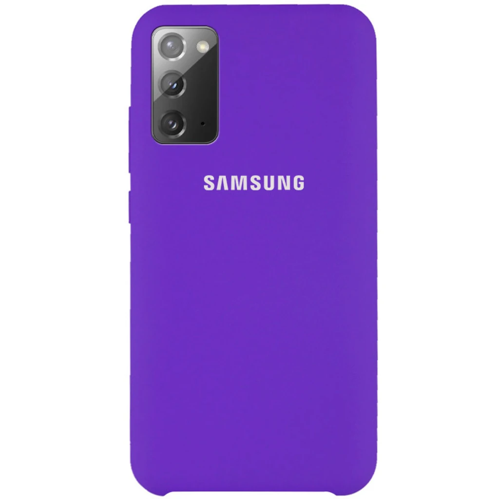 Чехол Samsung Galaxy Note 20 (SM-N980) Silicone Original Soft Case Violet
