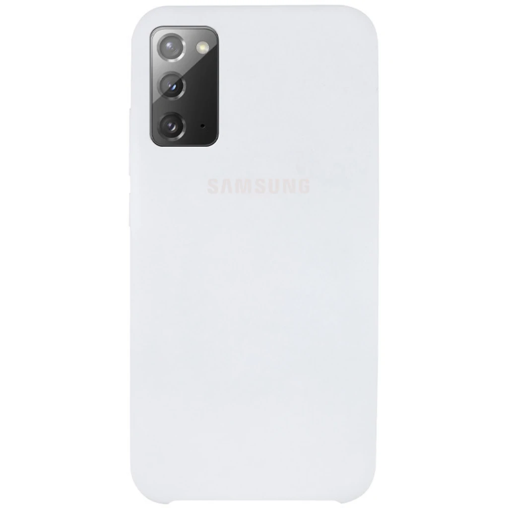 Чехол Samsung Galaxy Note 20 (SM-N980) Silicone Original Soft Case White