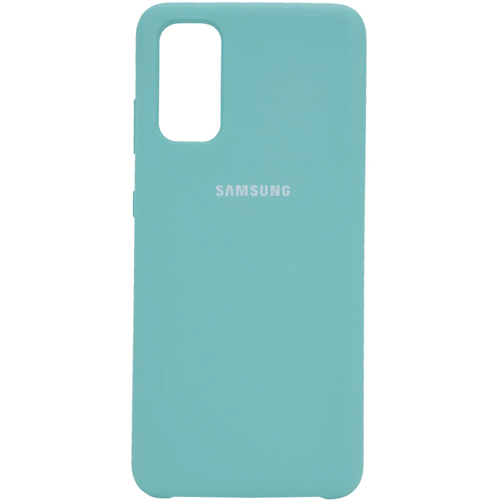 Чехол Samsung Galaxy S20 Plus SM-G985 Silicone Original Soft Case Light Blue
