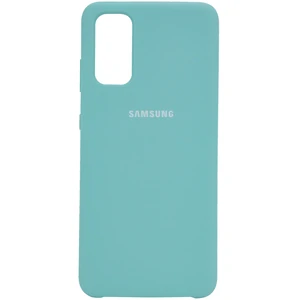 Цвет: Голубой - Чехол Samsung Galaxy S20 Plus SM-G985 Silicone Original Soft Case Light Blue