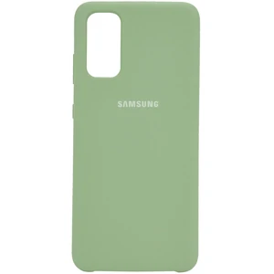 Чехол Samsung Galaxy S20 Plus SM-G985 Silicone Original Soft Case Light Green