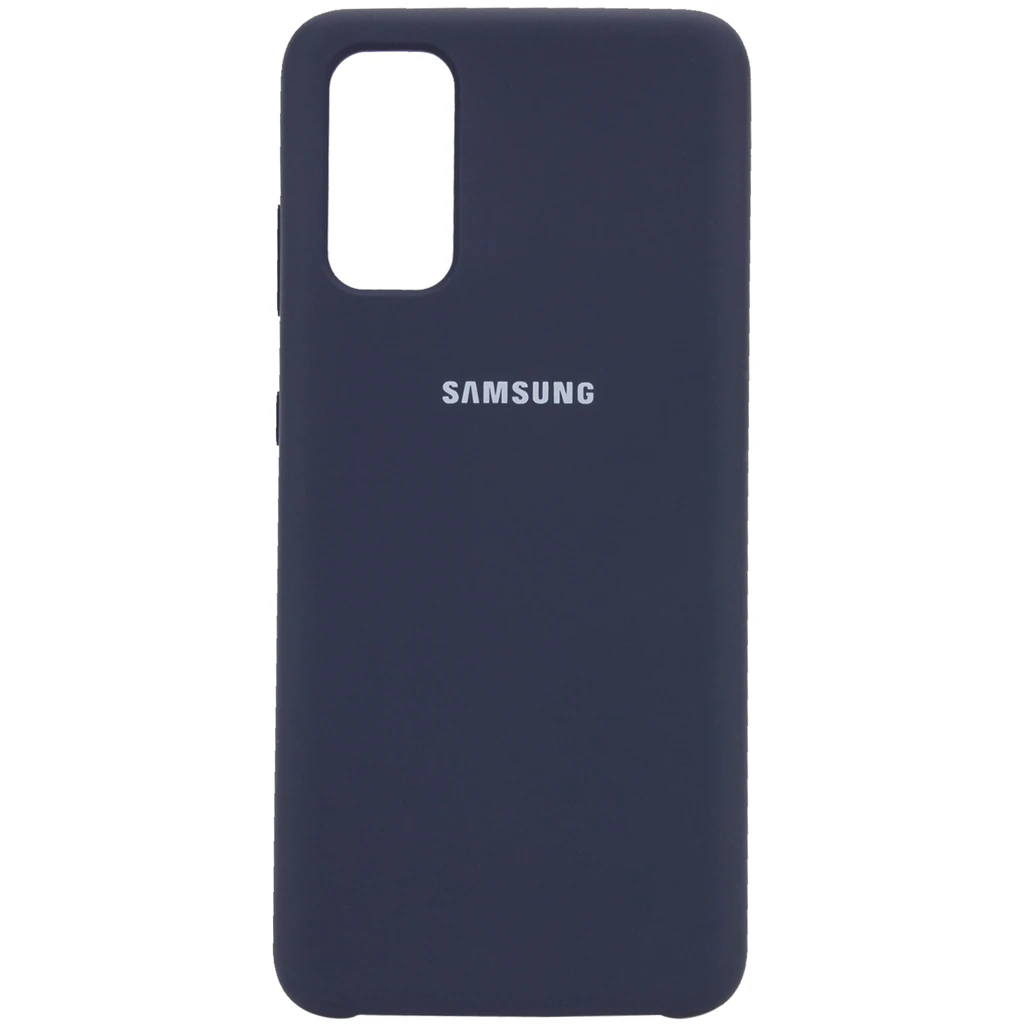 Чехол Samsung Galaxy S20 Plus SM-G985 Silicone Original Soft Case Midnight