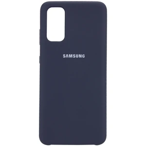Цвет: Синий - Чехол Samsung Galaxy S20 Plus SM-G985 Silicone Original Soft Case Midnight