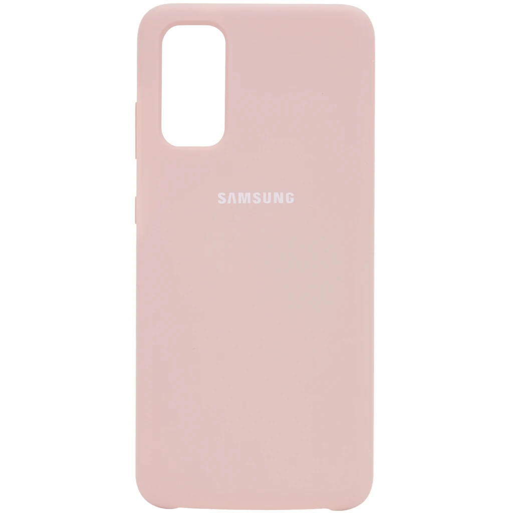 Чехол Samsung Galaxy S20 SM-G980 Silicone Original Soft Case Pink Sand