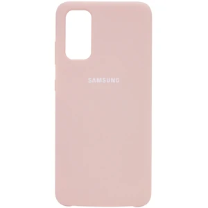 Чехол Samsung Galaxy S20 SM-G980 Silicone Original Soft Case Pink Sand