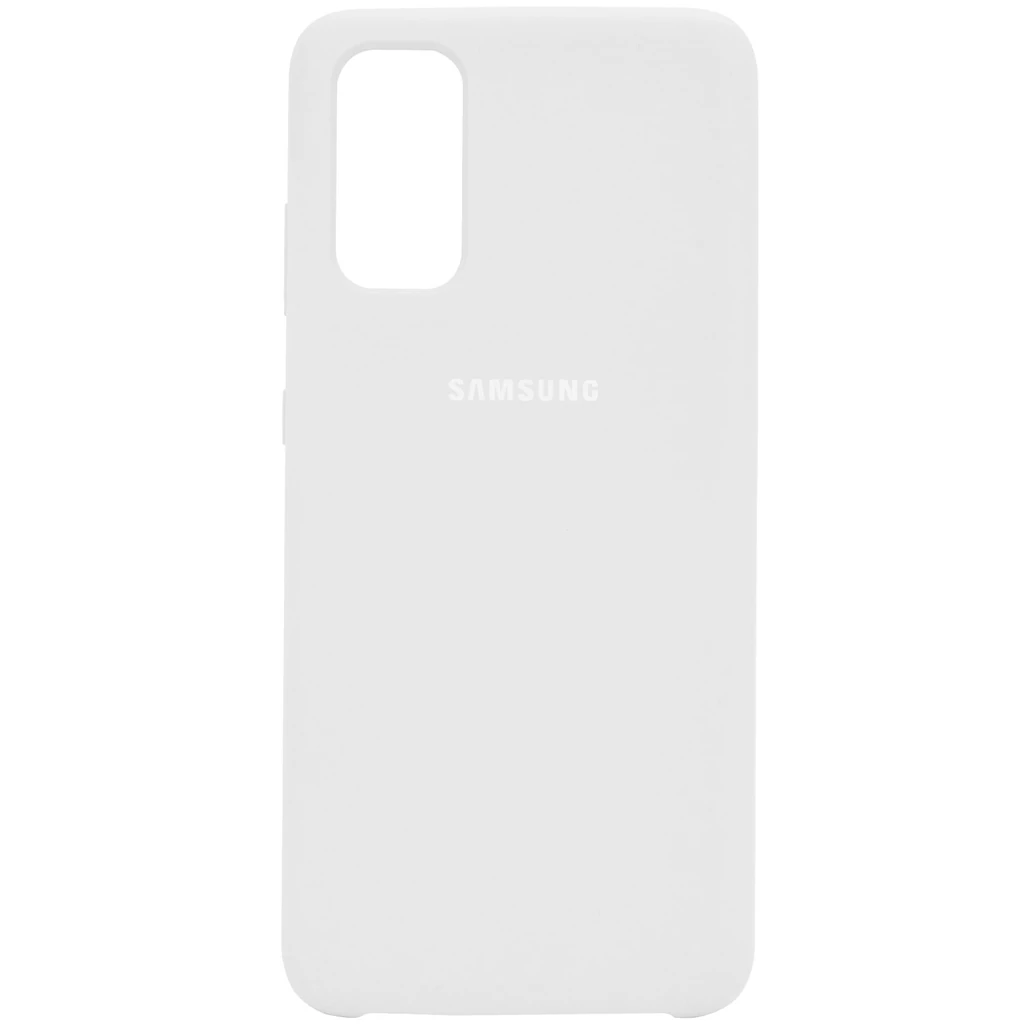 Чехол Samsung Galaxy S20 SM-G980 Silicone Original Soft Case White