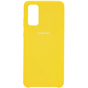 Чехол Samsung Galaxy S20 SM-G980 Silicone Original Soft Case Yellow