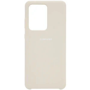 Чехол Samsung Galaxy S20 Ultra SM-G988 Silicone Original Soft Case Antigue White