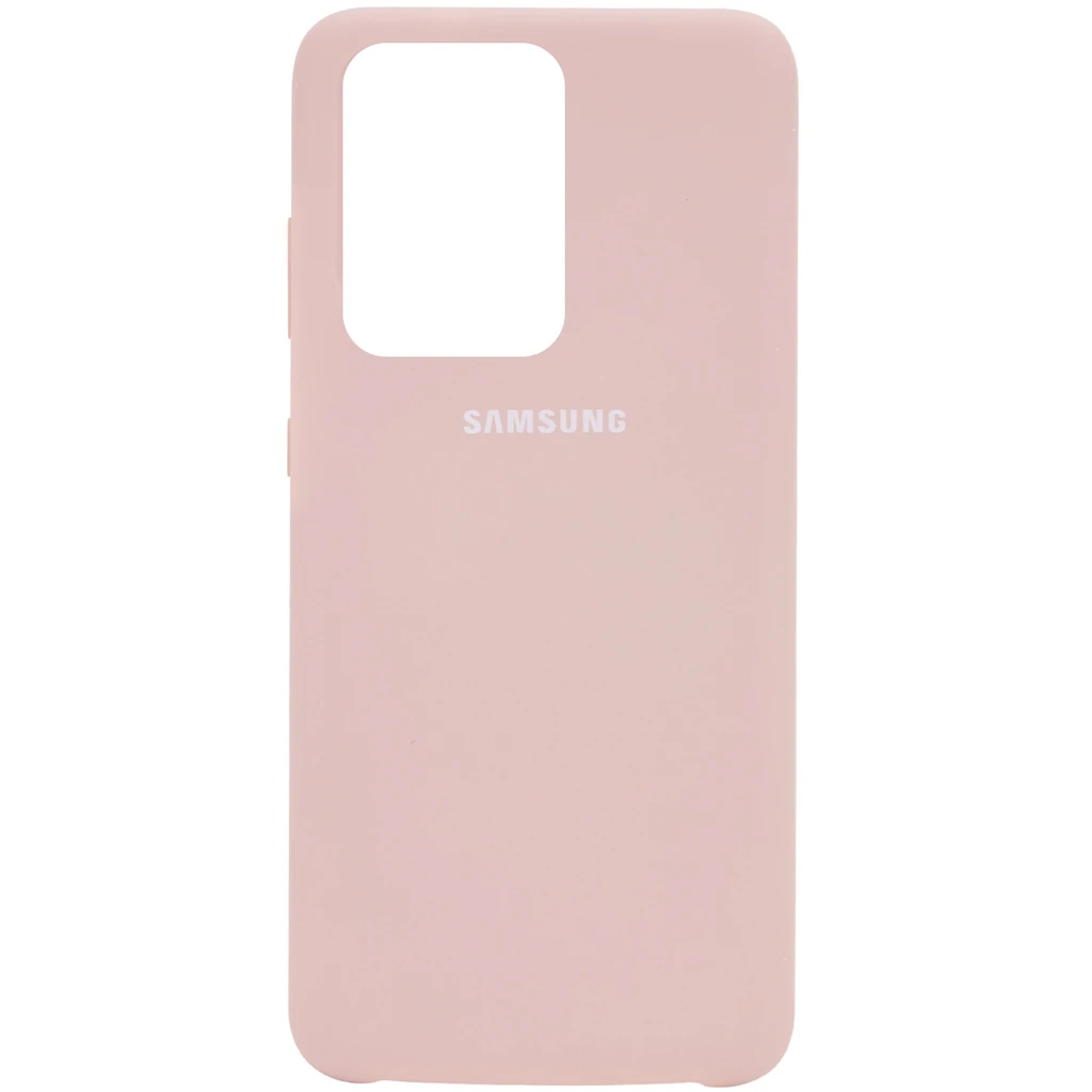 Чехол Samsung Galaxy S20 Ultra SM-G988 Silicone Original Soft Case Pink Sand