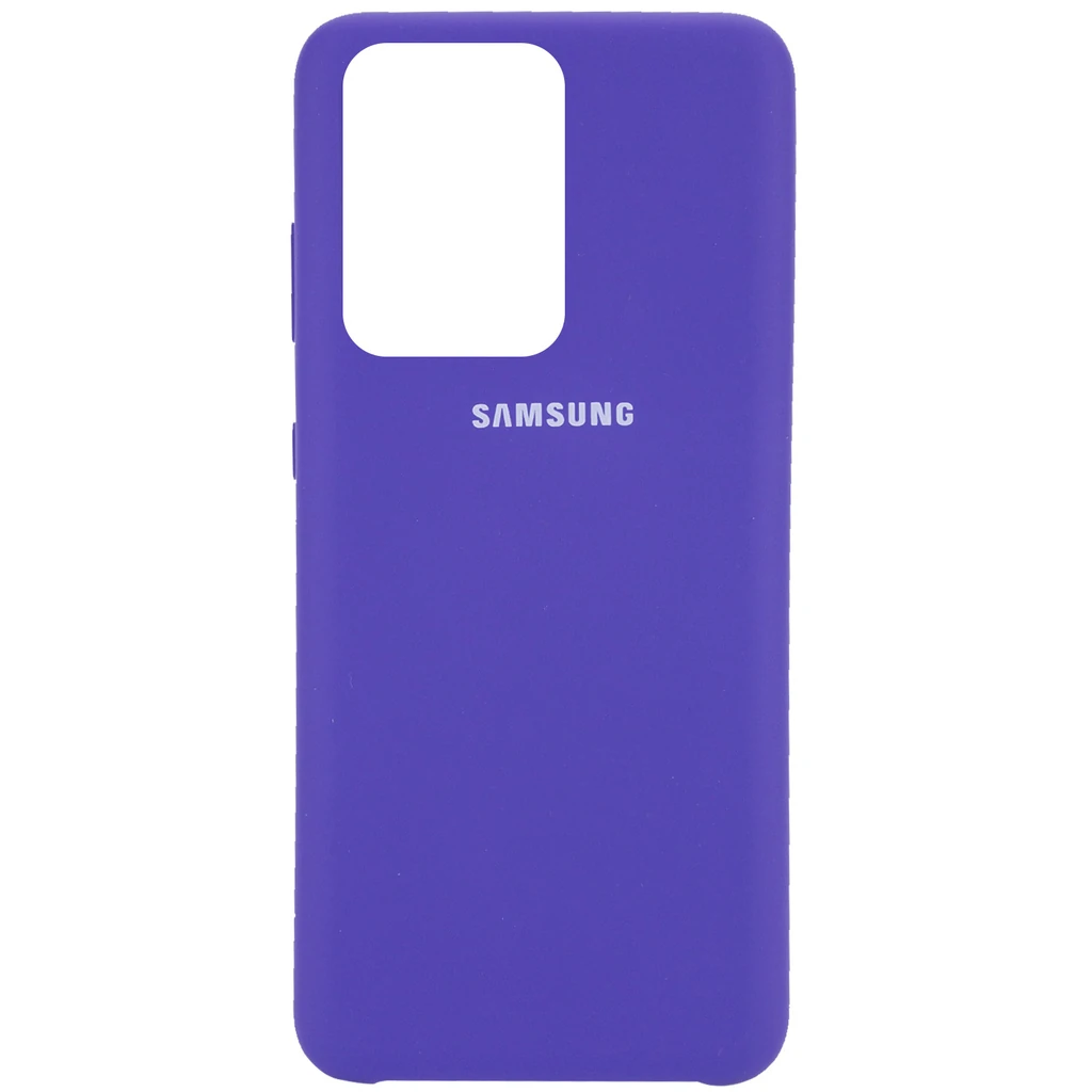 Чехол Samsung Galaxy S20 Ultra SM-G988 Silicone Original Soft Case Violet
