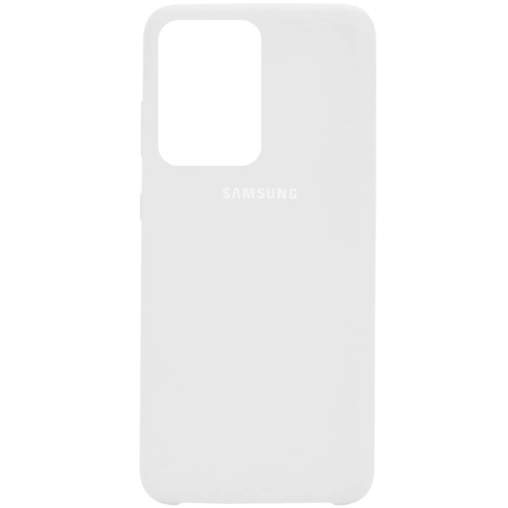 Чехол Samsung Galaxy S20 Ultra SM-G988 Silicone Original Soft Case White