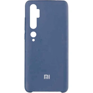 Цвет: Синий - Чехол Xiaomi Mi Note 10, Xiaomi Mi Note 10 Pro Silicone Original Soft Case Dark Blue
