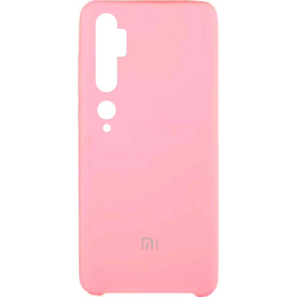 Чехол Xiaomi Mi Note 10, Xiaomi Mi Note 10 Pro Silicone Original Soft Case Pink