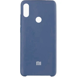 Цвет: Синий - Чехол Xiaomi Redmi 7 Silicone Original Soft Case Dark Blue
