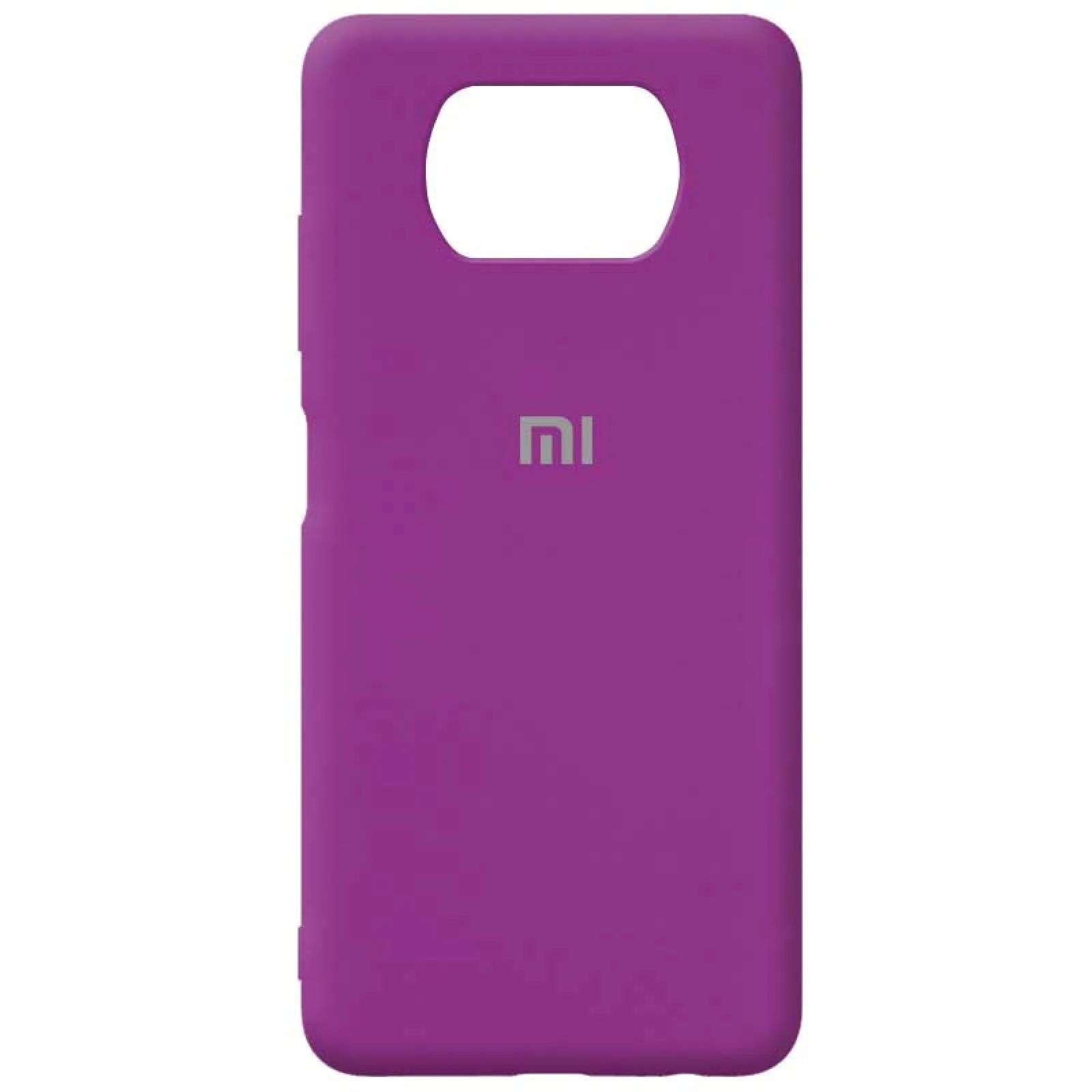 Чехол Silicone Case Full Protective Grape для Xiaomi Poco X3 NFC