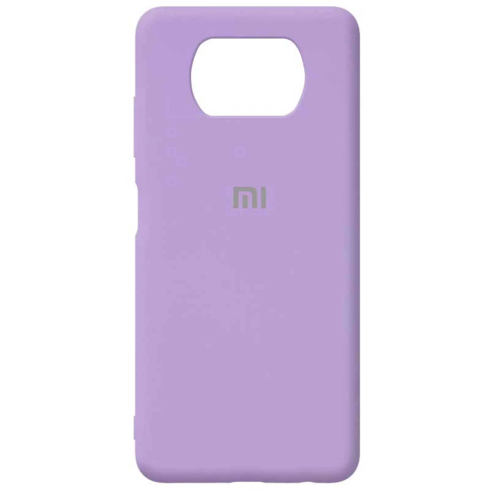 Чехол Silicone Case Full Protective Lilac для Xiaomi Poco X3 NFC