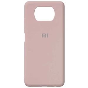 Цвет: Розовый - Чехол Silicone Case Full Protective Pink Sand для Xiaomi Poco X3 NFC