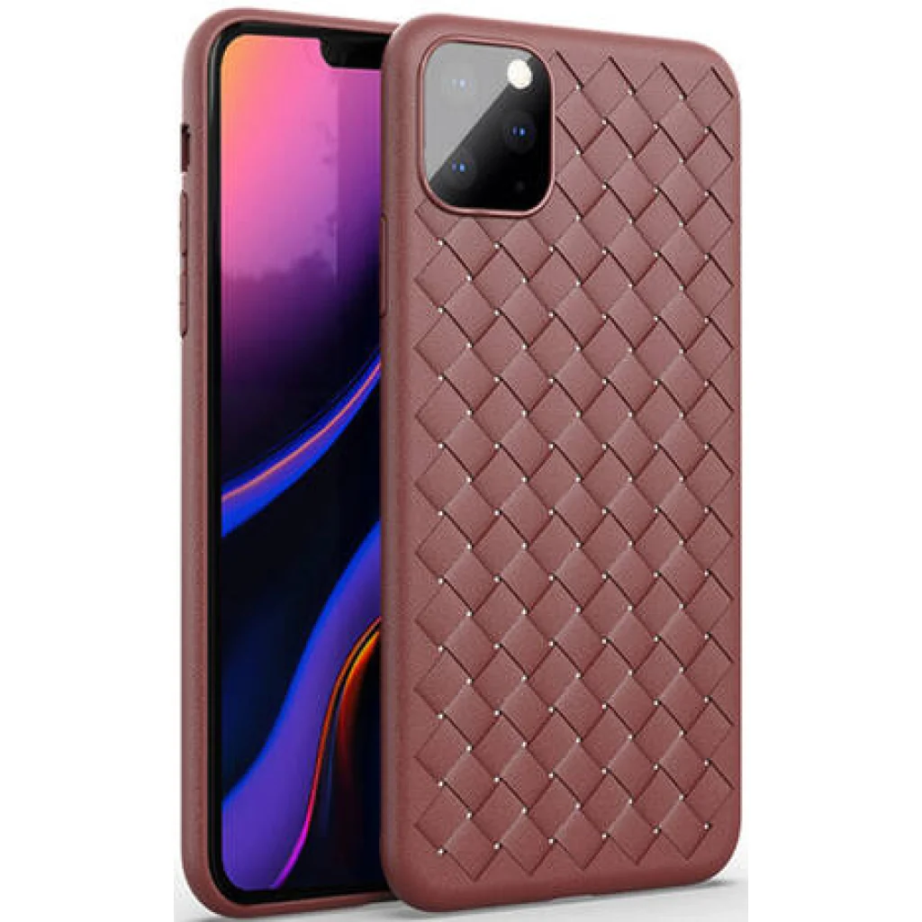 Чехол TPU Rhombus Brown для iPhone 11