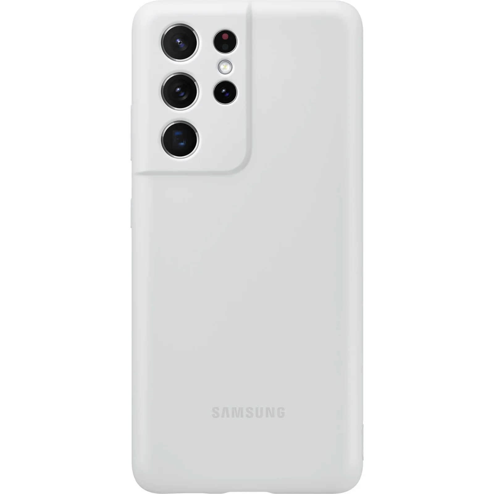 Чехол Samsung Silicone Cover Light Gray для Samsung Galaxy S21 Ultra SM-G998