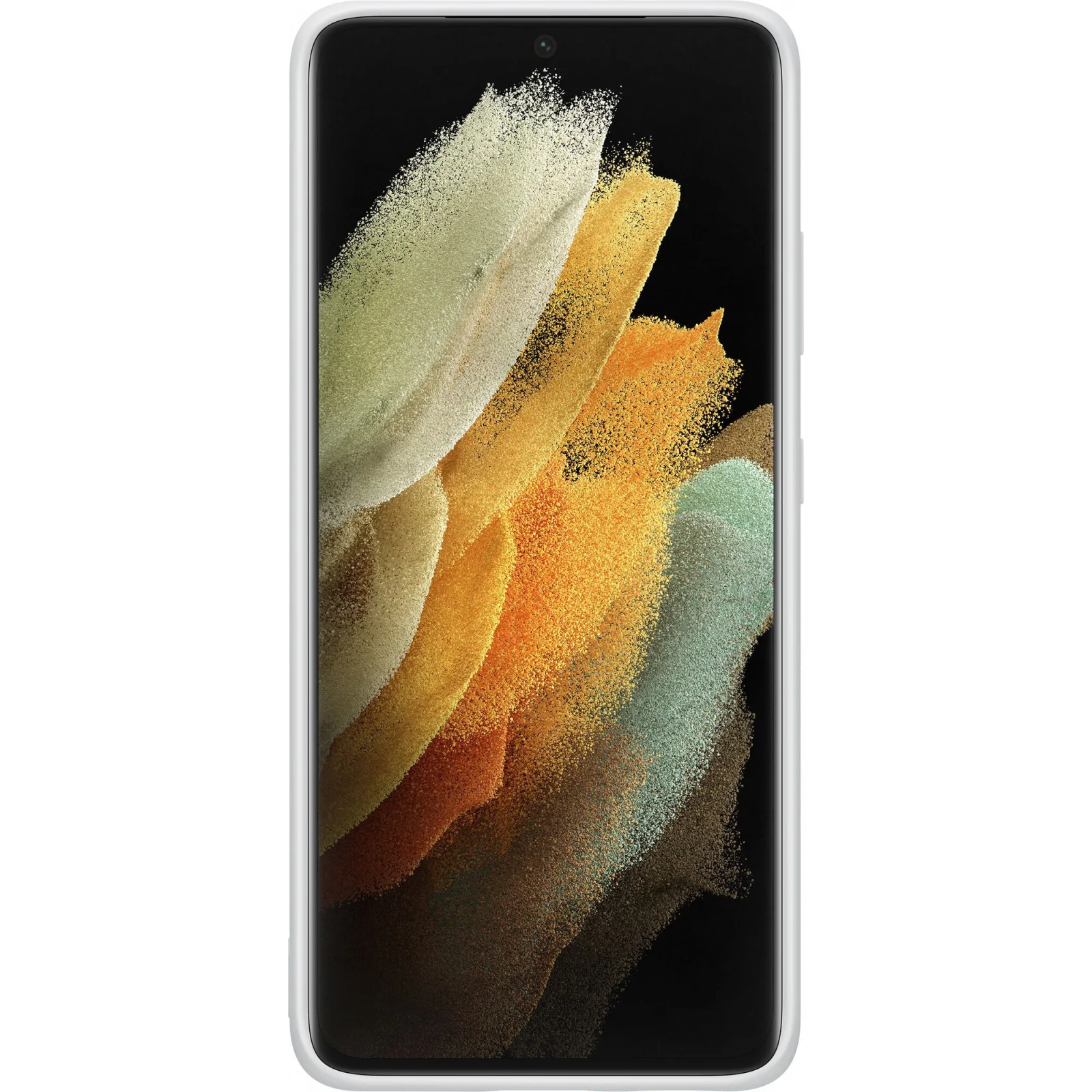 Чехол Samsung Silicone Cover Light Gray для Samsung Galaxy S21 Ultra SM-G998