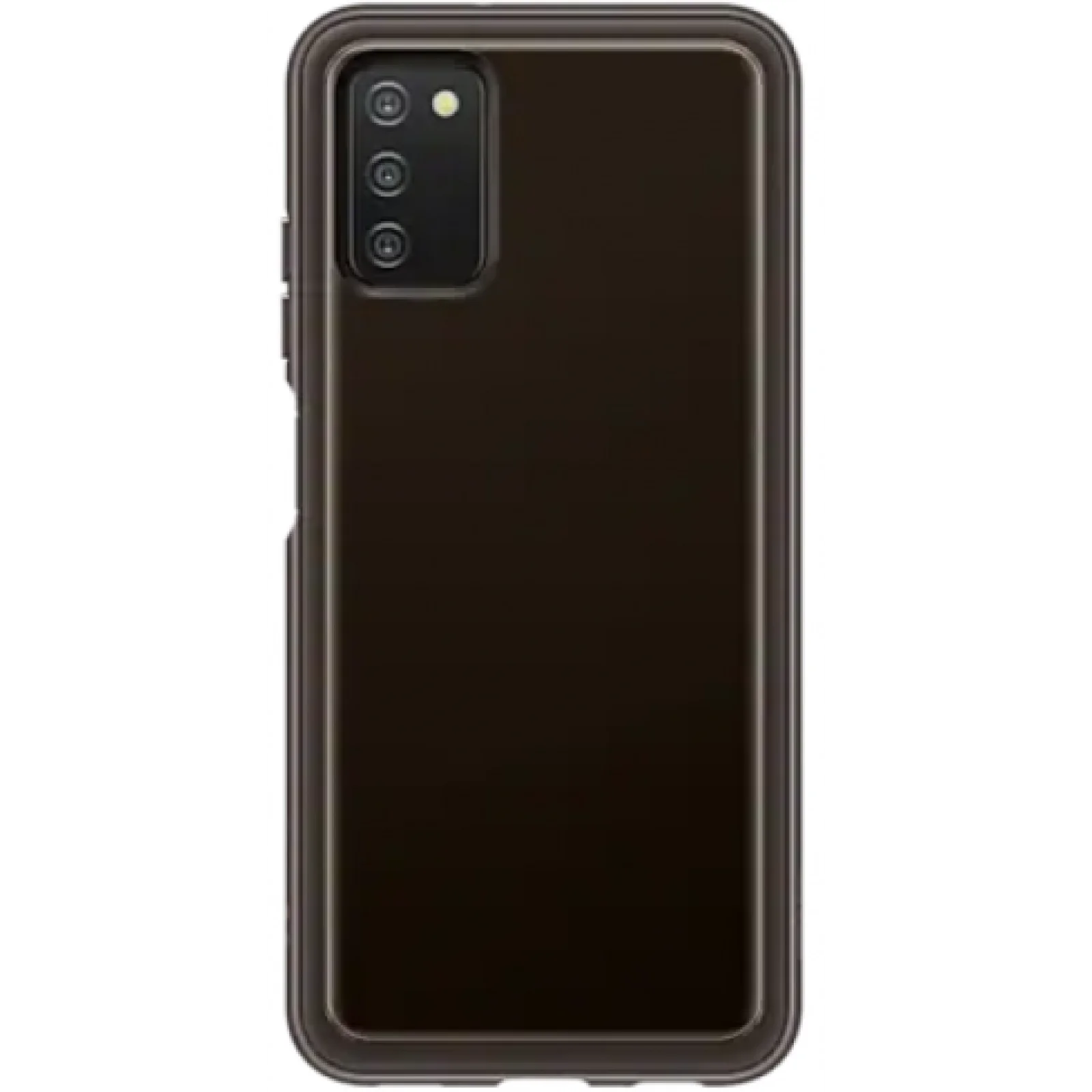 Чохол Samsung Soft Clear Cover Black для Samsung Galaxy A03s A037