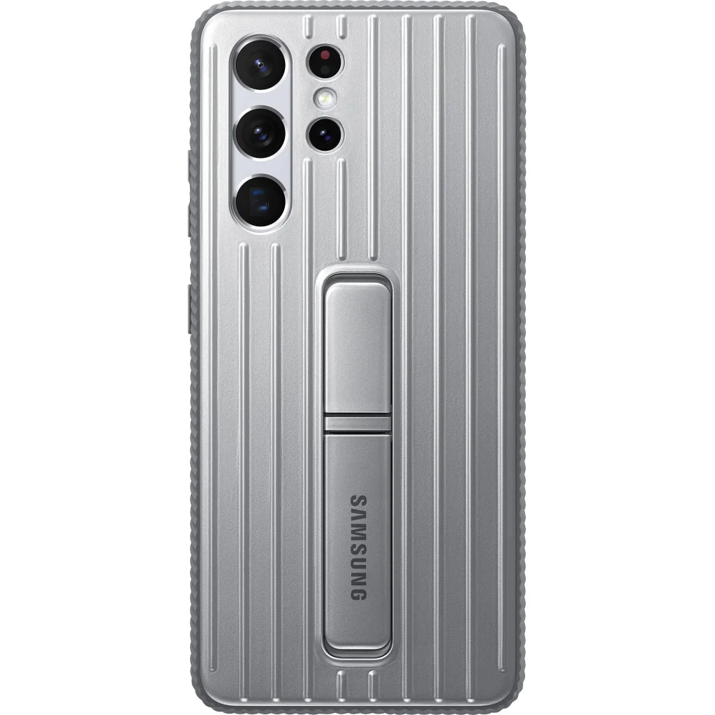 Чехол Samsung Protective Standing Cover Light Gray для Samsung Galaxy S21 Ultra SM-G998