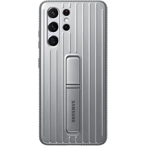 Цвет: Серый - Чехол Samsung Protective Standing Cover Light Gray для Samsung Galaxy S21 Ultra SM-G998 (EF-RG998CJEGRU)