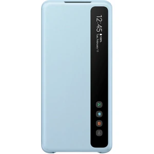 Цвет: Голубой - Чехол Samsung Clear View Cover Blue для Samsung Galaxy S20 Plus SM-G985 (EF-ZG985CLEGRU)