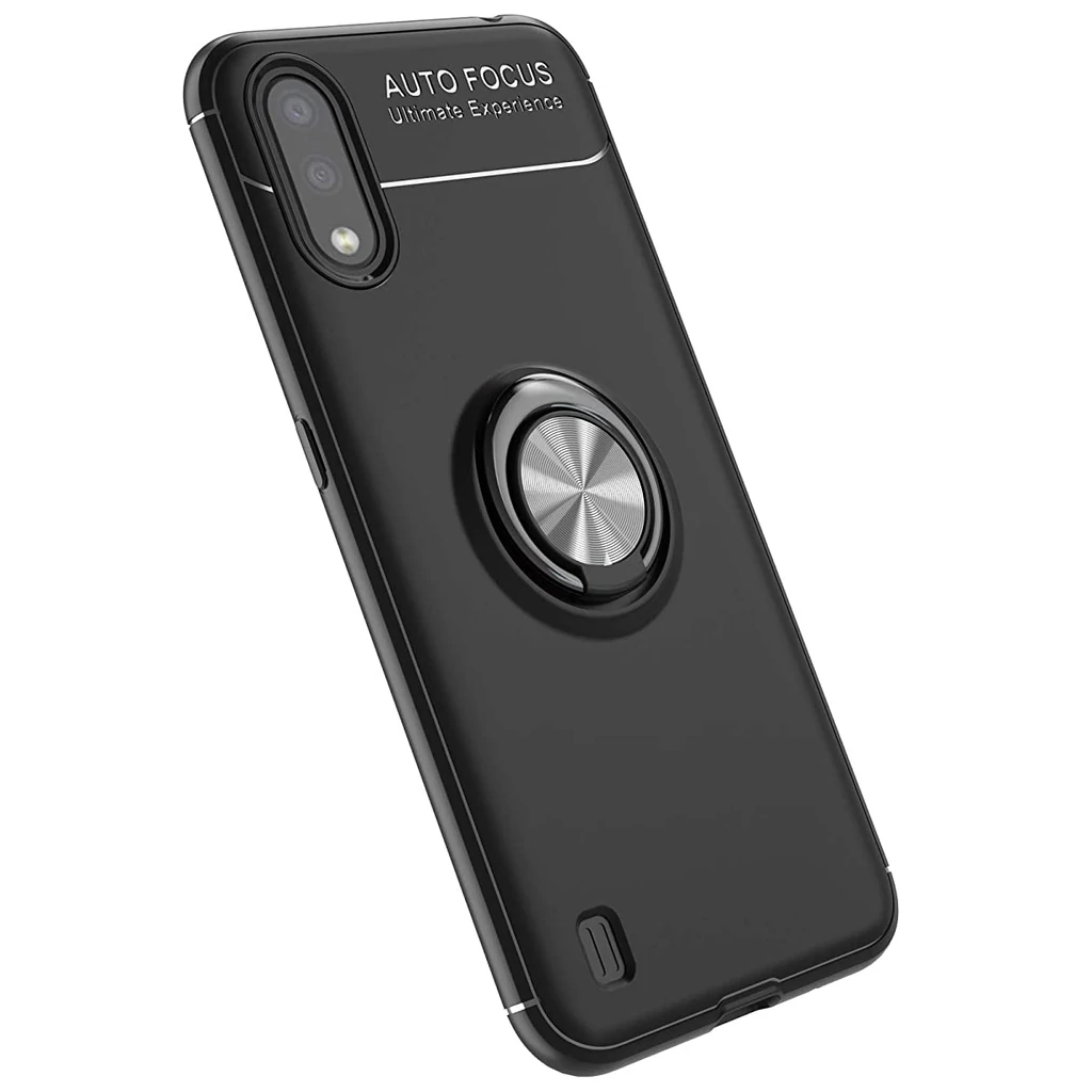 Чохол TPU Deen ColorRing Case Black Black для Samsung Galaxy A01 2020 (SM-A015)