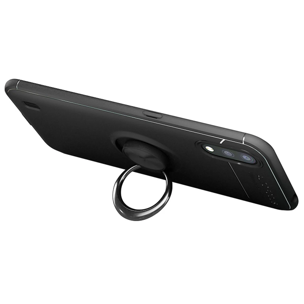 Чохол TPU Deen ColorRing Case Black Black для Samsung Galaxy A01 2020 (SM-A015)