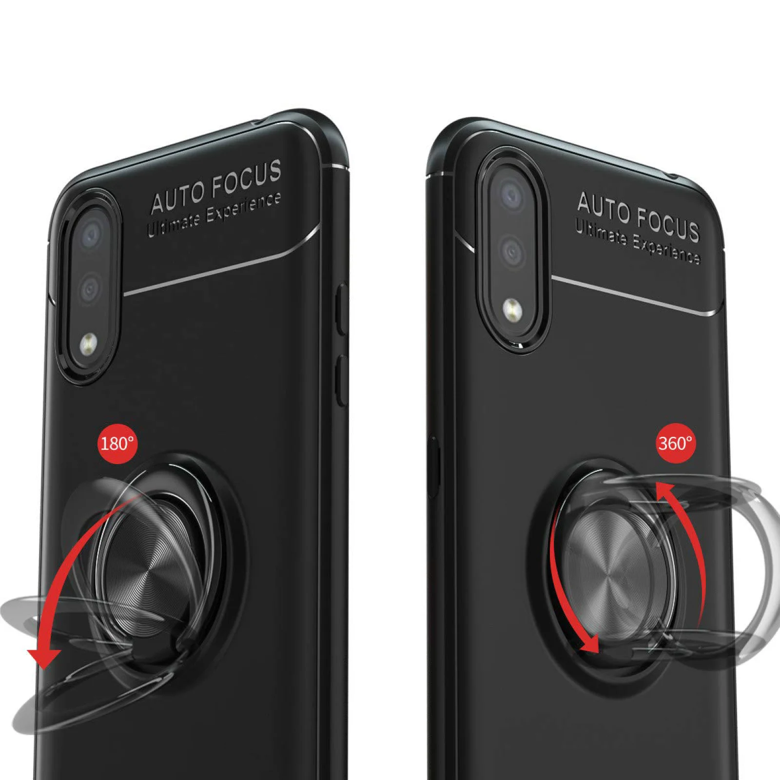 Чехол TPU Deen ColorRing Case Black Black для Samsung Galaxy A01 2020 (SM-A015)