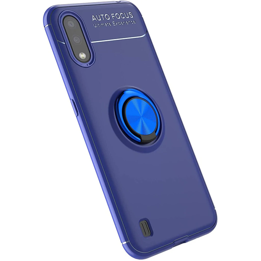 Чохол TPU Deen ColorRing Case Blue Blue для Samsung Galaxy A01 2020 (SM-A015)