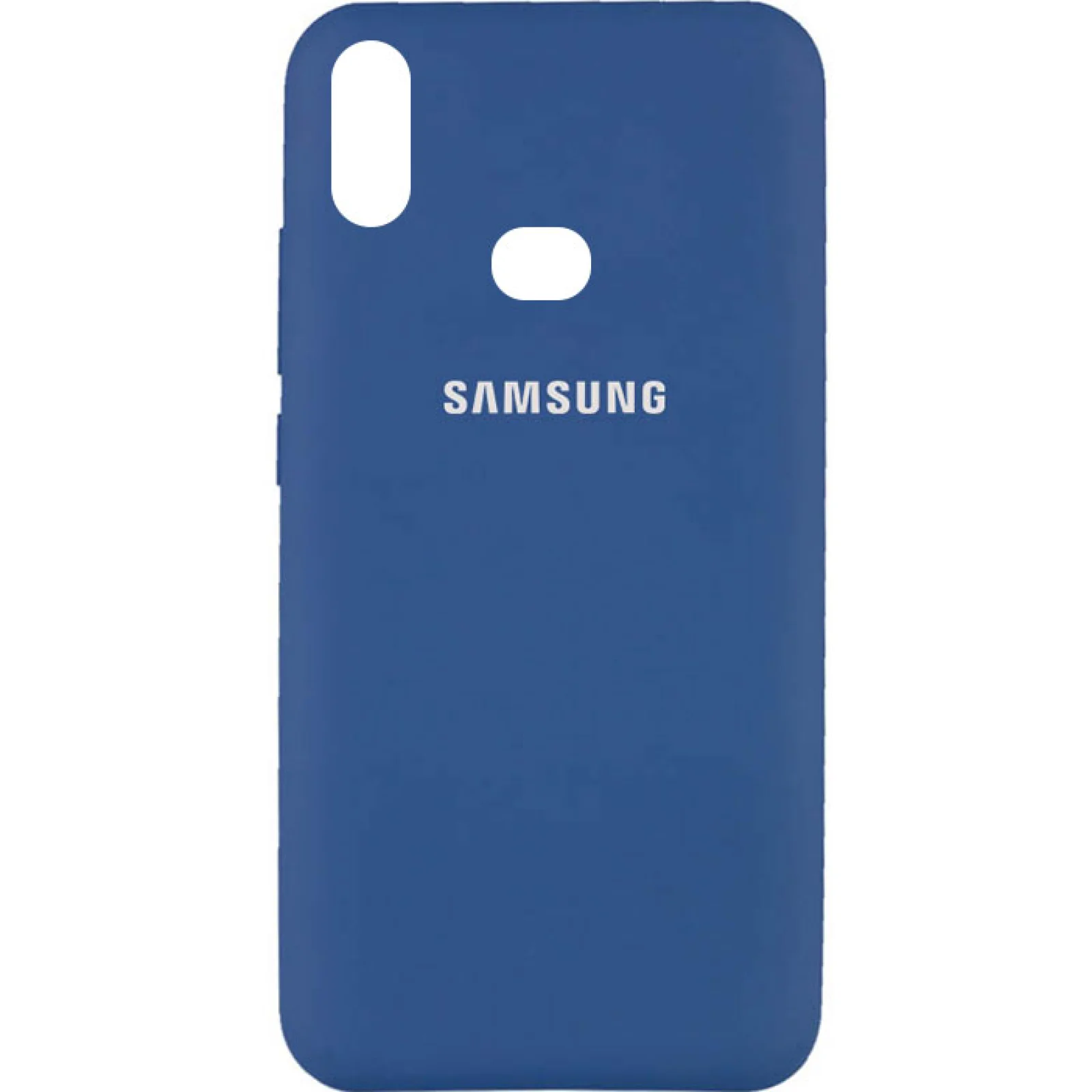 Чохол Silicone Case Full Protective Navy Blue для Samsung Galaxy A10s SM-A107