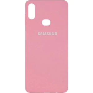 Колір: Рожевий - Чохол Silicone Case Full Protective Pink для Samsung Galaxy A10s SM-A107