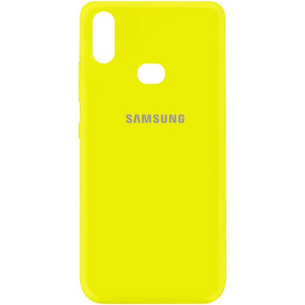 Чохол Silicone Case Full Protective Yellow для Samsung Galaxy A10s SM-A107