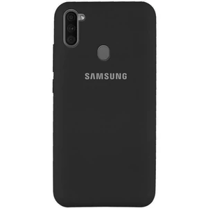 Чехол Silicone Case Full Protective Black для Samsung Galaxy A11 SM-A115