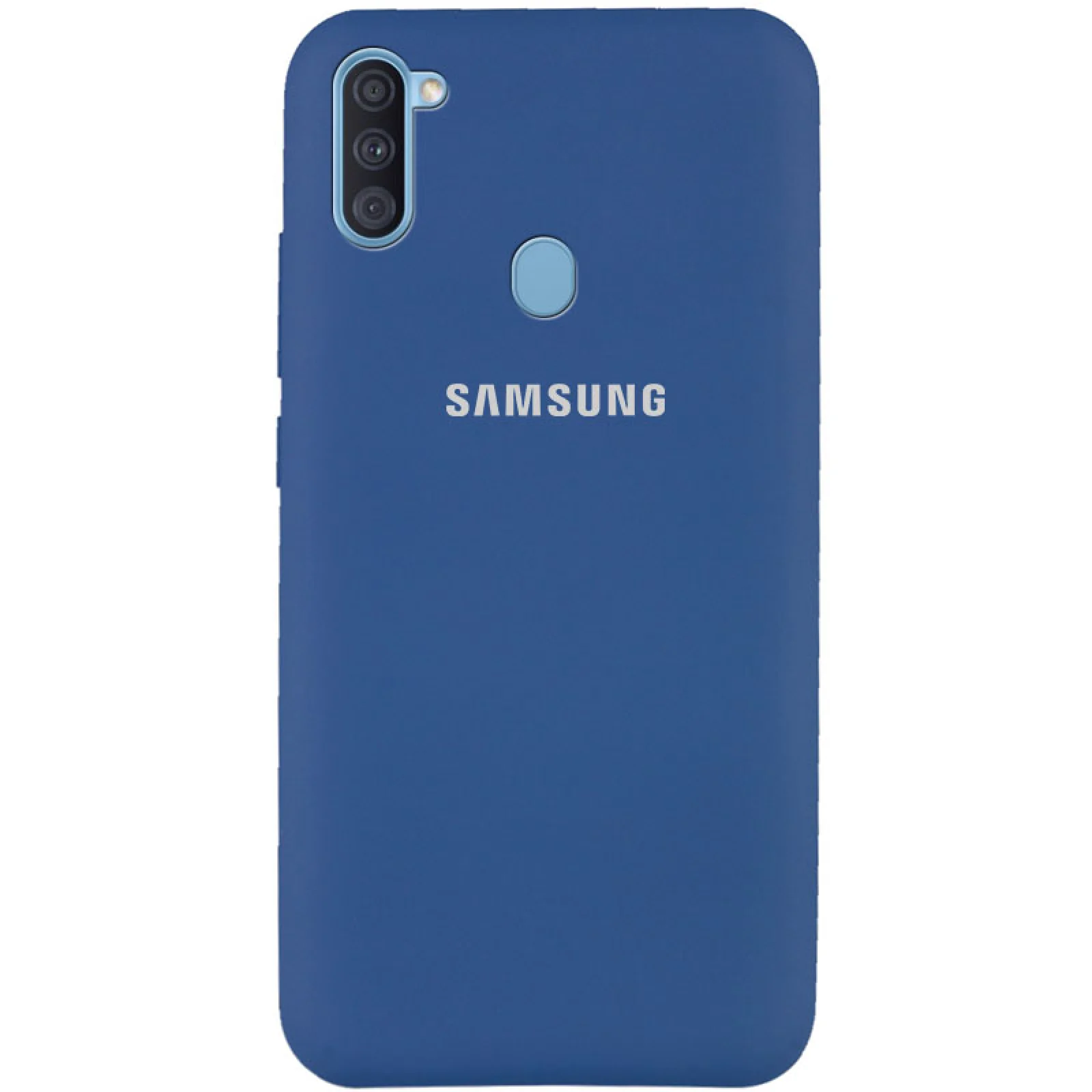 Чохол Silicone Case Full Protective Blue для Samsung Galaxy A11 SM-A115