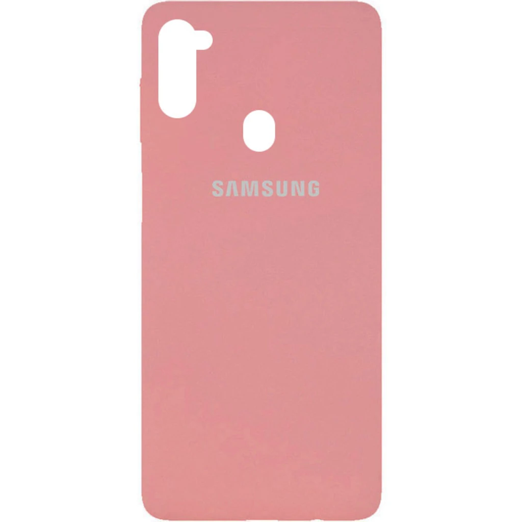 Чехол Silicone Case Full Protective Peach для Samsung Galaxy A11 SM-A115