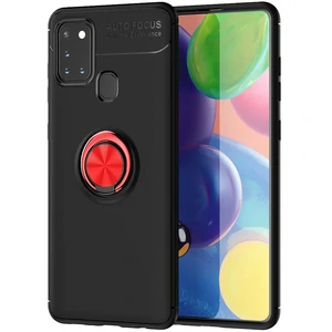 Чохол TPU Deen ColorRing Case Black Red для Samsung Galaxy A21s SM-A217