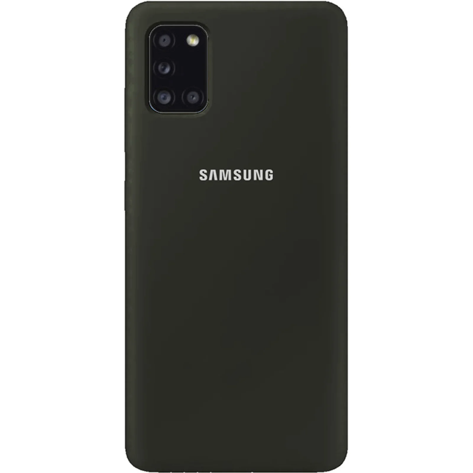 Чехол Silicone Case Full Protective Black для Samsung Galaxy A31 SM-A315